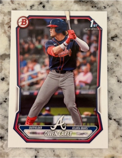 2026 Bowman #BP-69 Owen Carey — front