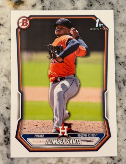 2026 Bowman #BP-30 Alimber Santa — front