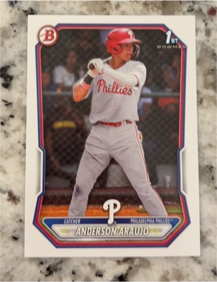 2026 Bowman Prospects #BP-8 Anderson Araujo — front