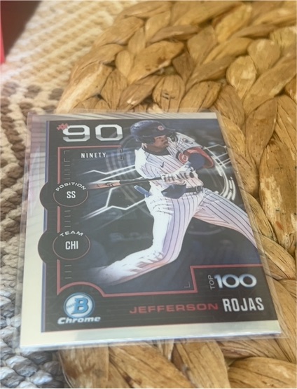 2025 Bowman Scouts Top 100 #BTP-90 Jefferson Rojas — front