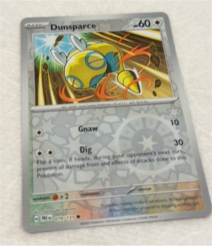 2016 Pokémon TCG Prismatic Evolutions #079 Dunsparce — front