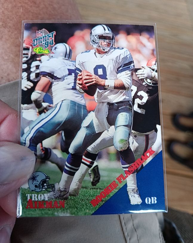 1994 Classic NFL Draft #96 Troy Aikman — front