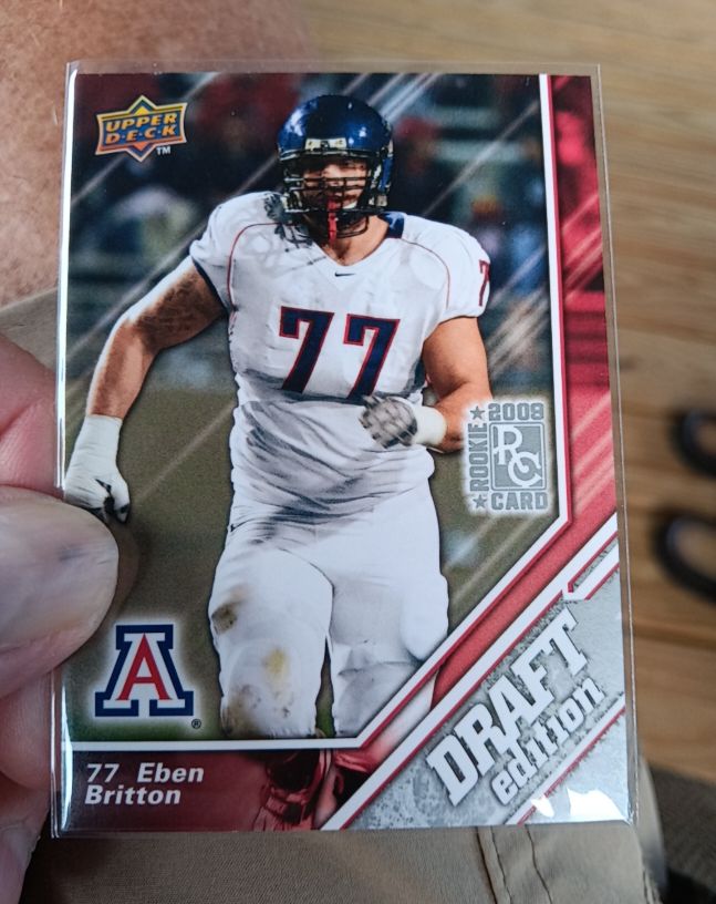 2009 Upper Deck Draft Edition #97 Eben Britton — front
