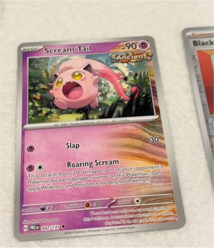 2025 Pokémon Scream Tail #042 Prismatic Evolutions — front