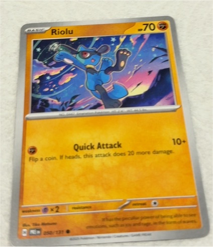 2016 Pokémon Prismatic Evolutions #50 Riolu — front