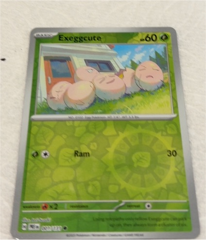 2016 Pokémon Prismatic Evolutions #001 Exeggcute — front