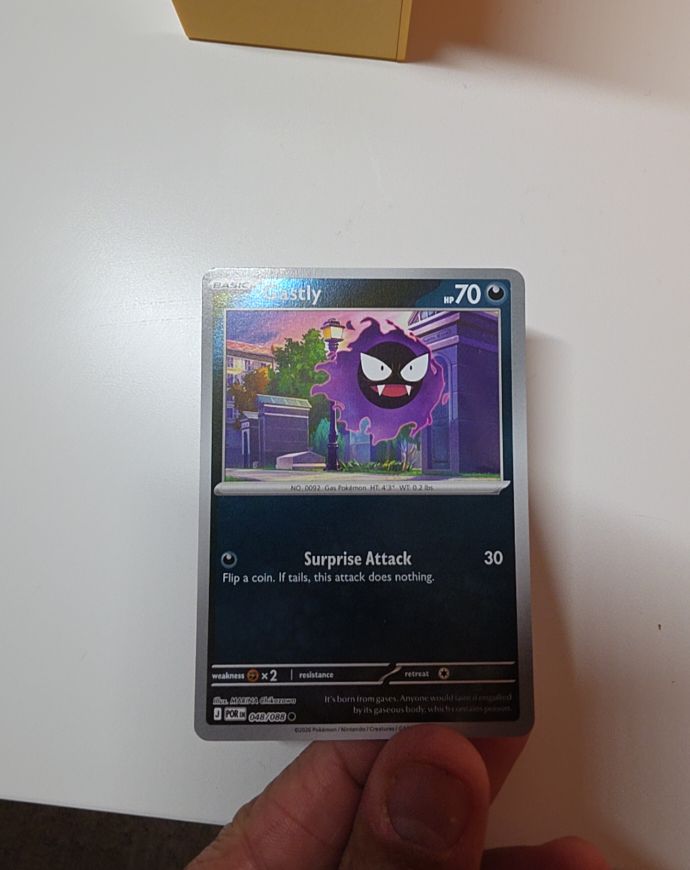 2022 Pokémon #048 Gastly — front