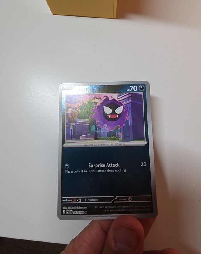 Pokémon 048/088 Gastly — front