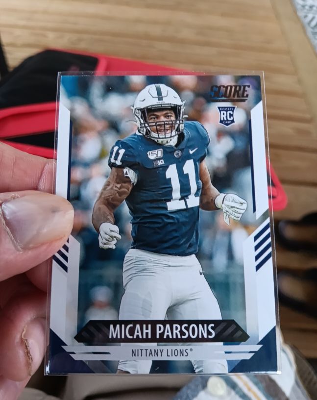 2021 Panini Score #350 Micah Parsons — front