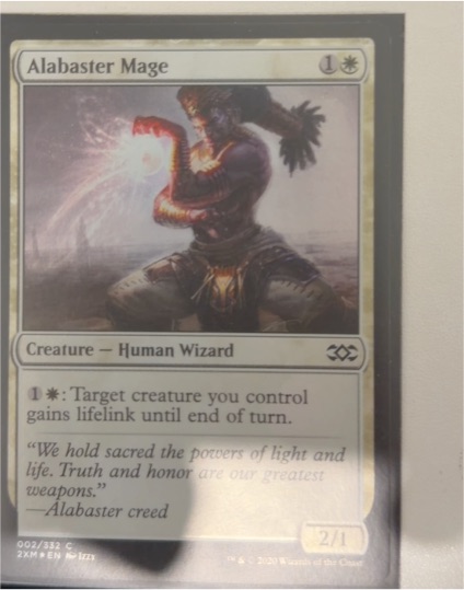 2020 Double Masters #002 Alabaster Mage — front