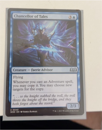 2023 Magic: The Gathering Wilds of Eldraine #0045 Chancellor of Tales — front