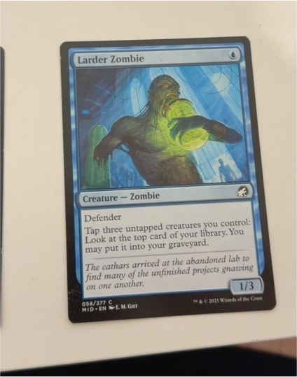 2021 Innistrad: Midnight Hunt #58 Larder Zombie — front