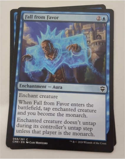 2020 Magic: The Gathering Commander Legends #68 Fall from Favor — front