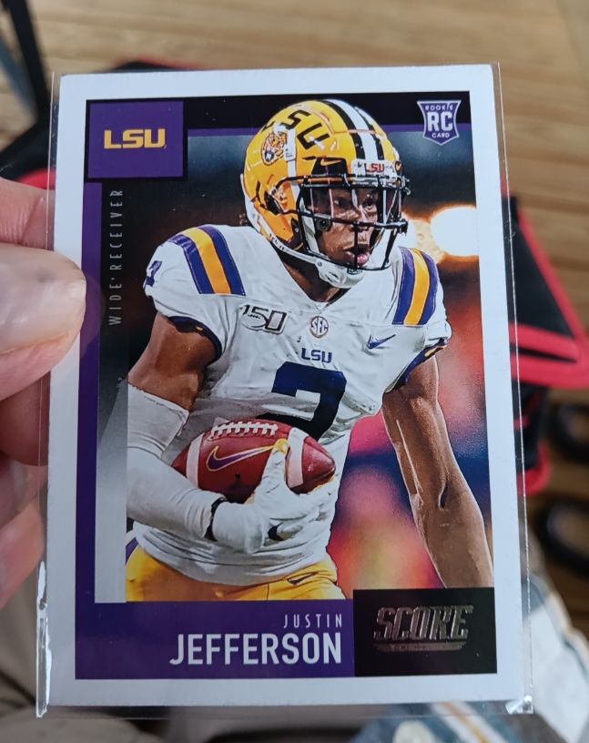 2020 Panini Score #430 Justin Jefferson — front