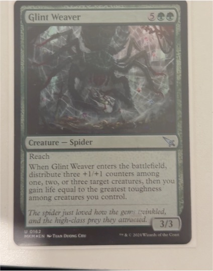 2024 Magic: The Gathering #162 Glint Weaver — front