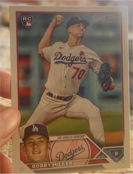 2023 Topps Update #US188 Bobby Miller — front