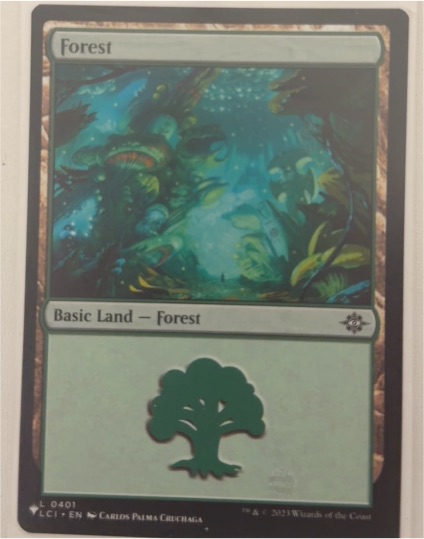 2017 Magic: The Gathering #401 Forest — front