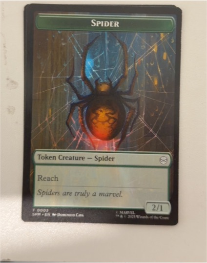 2021 Magic: The Gathering SPM #0003 Spider Token — front