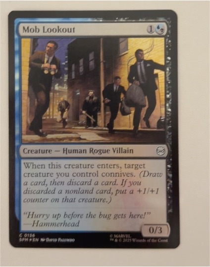 2025 Magic: The Gathering Mob Lookout #136 — front