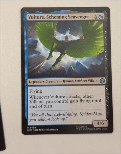 2023 Magic: The Gathering #158 Vulture, Scheming Scavenger — front