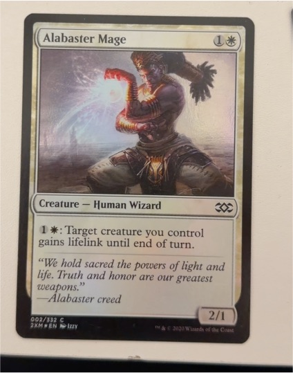 2020 Double Masters #2 Alabaster Mage — front