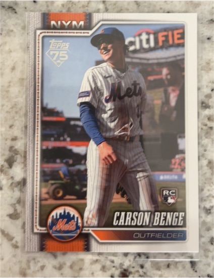 2026 Topps #699 Carson Benge — front