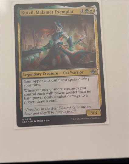 2023 The Lost Caverns of Ixalan #232 Kutzil, Malamet Exemplar — front