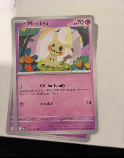 2025 Pokémon #042 Mimikyu — front