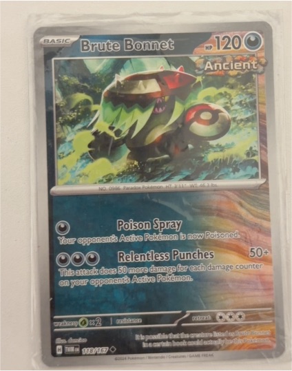 2024 Pokémon SV06: Twilight Masquerade #118 Brute Bonnet — front