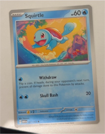 2022 Pokémon Scarlet & Violet 151 #007 Squirtle — front