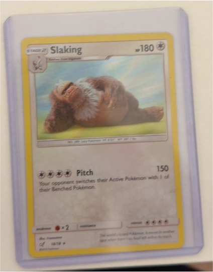 2019 Pokémon TCG Detective Pikachu #18 Slaking — front
