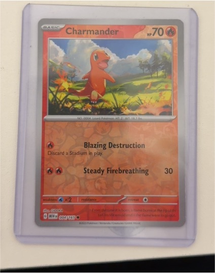 2023 Pokémon Scarlet & Violet 004/165 Charmander — front