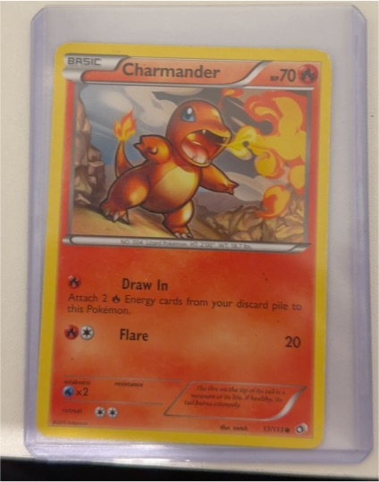 2013 Pokémon TCG Legendary Treasures #17 Charmander — front