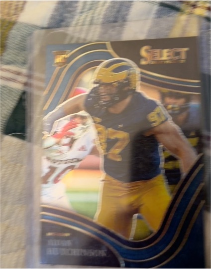 2022 Panini Select Draft Picks #198 Aidan Hutchinson — front