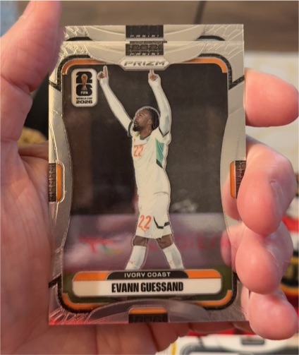 2026 Panini Prizm FIFA World Cup #250 Evann Guessand — front