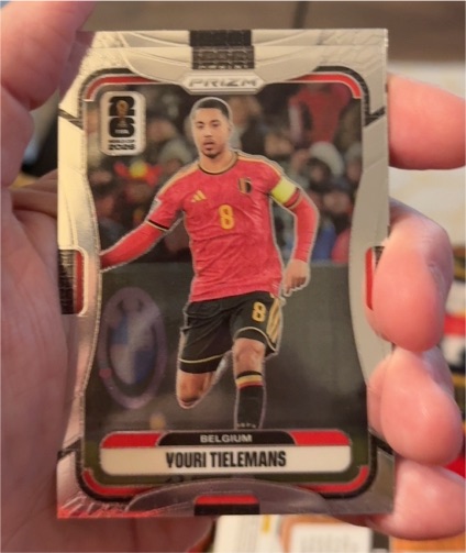 2026 Panini Prizm FIFA World Cup #162 Youri Tielemans — front