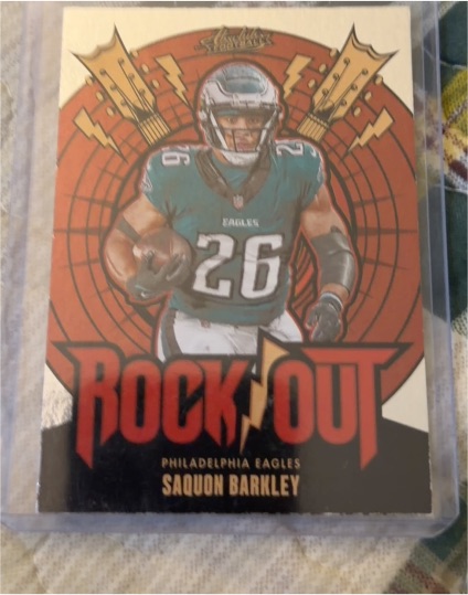 2024 Panini Absolute Football Rock Out #RO-SBY Saquon Barkley — front