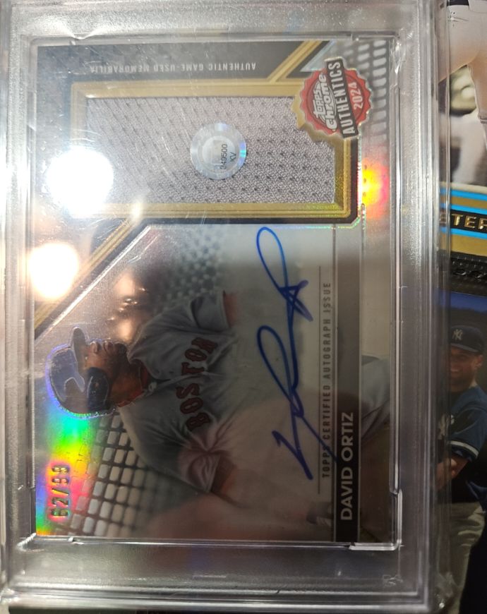 2024 Topps Chrome Authentics #TCA-DO David Ortiz — front