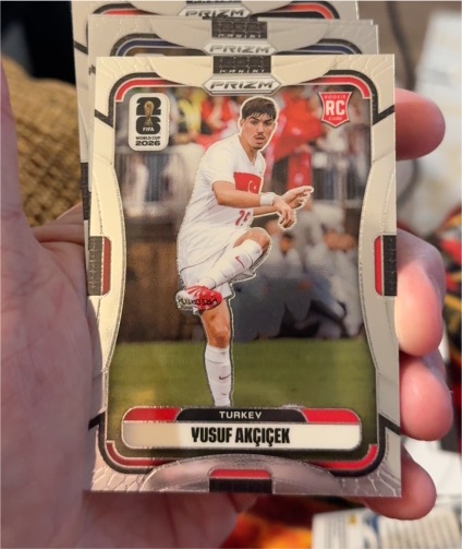 2026 Panini Prizm FIFA World Cup #491 Yusuf Akçiçek — front