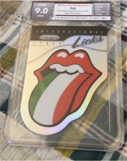 2025 Panini Prizm The Rolling Stones International Licks Italy #9 — front