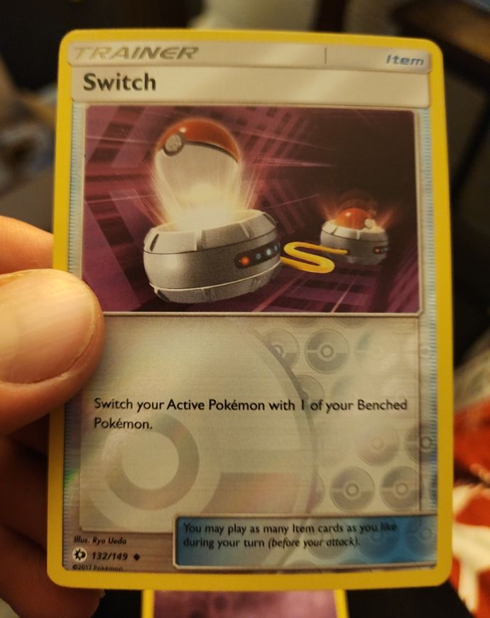 2017 Pokemon Sun & Moon #132 Switch — front