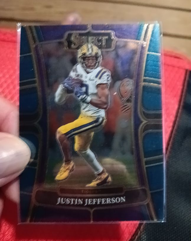 2023 Panini Select Draft Picks Concourse #52 Justin Jefferson — front