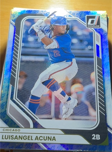 2026 Panini Donruss #8 Luisangel Acuna — front