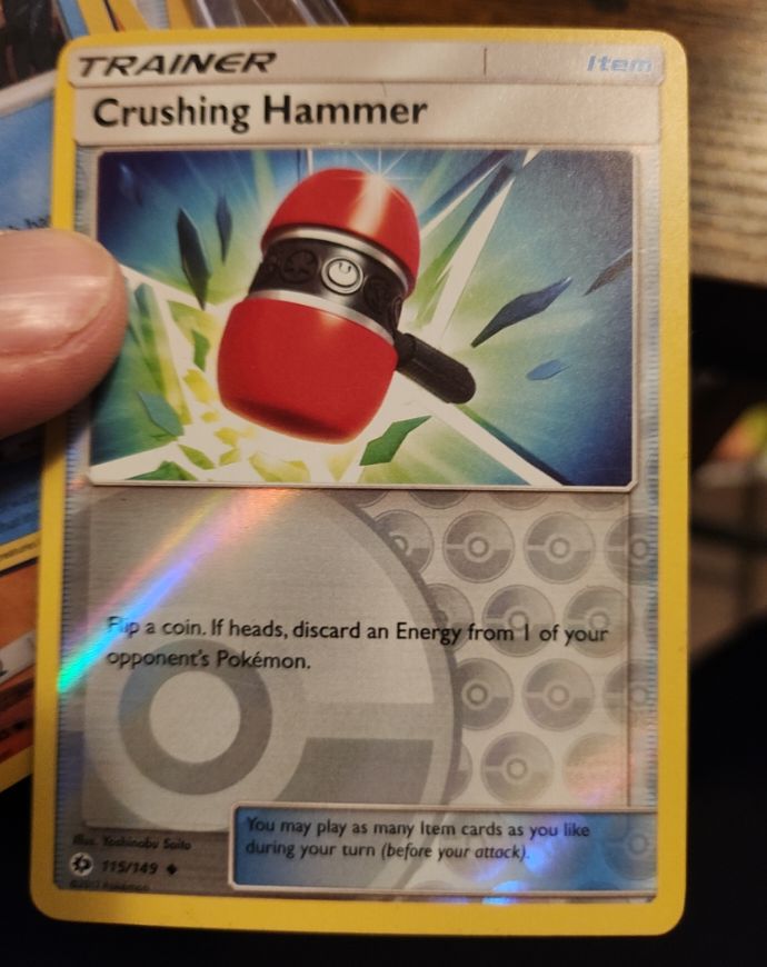 2017 Pokémon Sun & Moon #115 Crushing Hammer — front