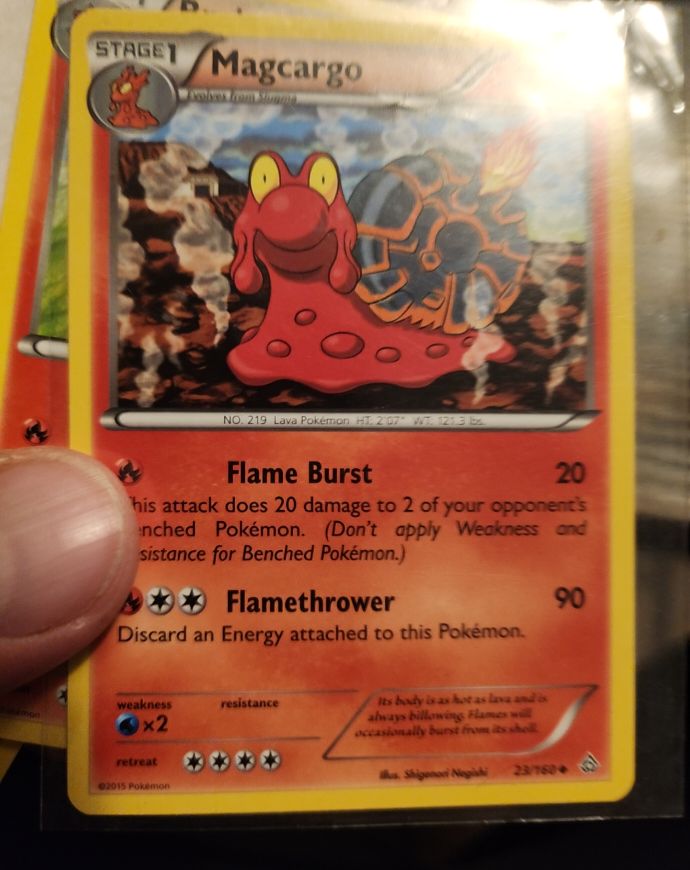 2015 Pokémon Primal Clash #23 Magcargo — front