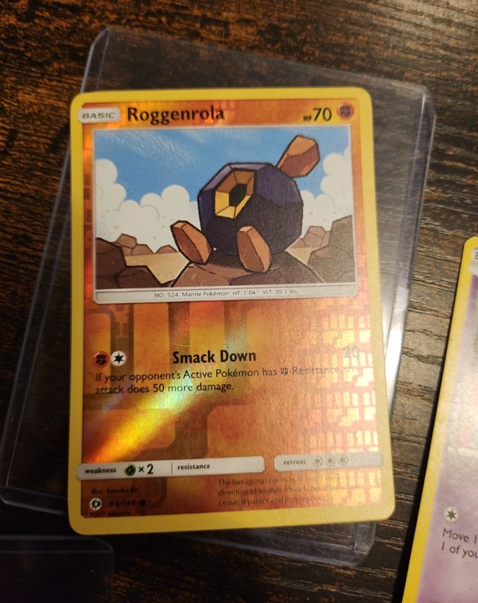 2017 Pokémon Sun & Moon #69 Roggenrola — front