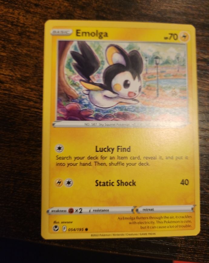 2022 Pokémon #054 Emolga — front