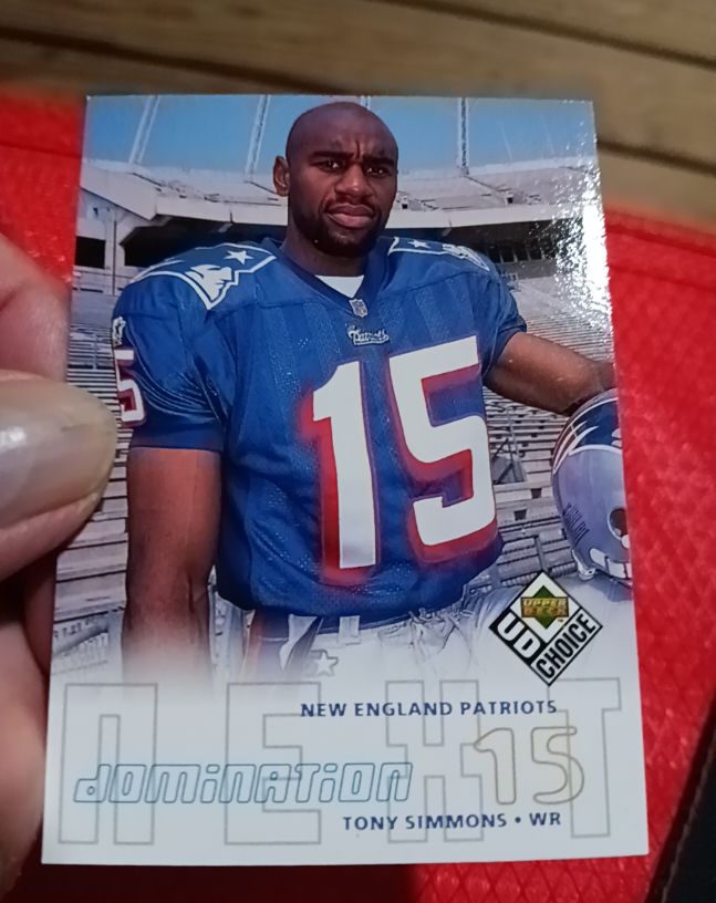 1998 Upper Deck UD Choice Domination Next #278 Tony Simmons — front