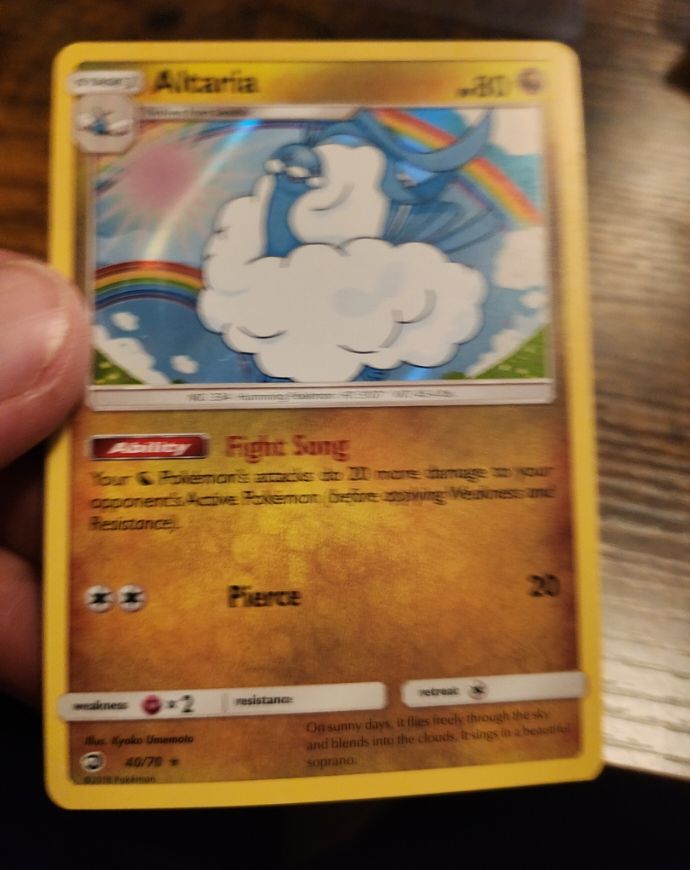 2018 Pokémon Dragon Majesty #40 Altaria — front