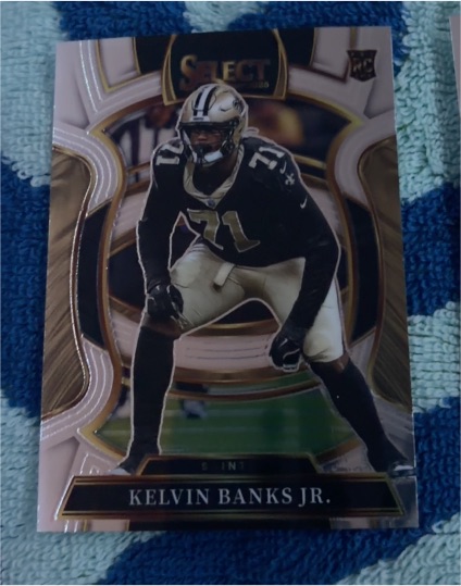 2025 Panini Select #42 Kelvin Banks Jr. — front